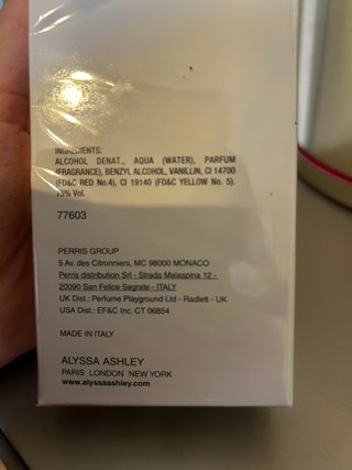 Alyssa Ashley Vanilla Eau de Toilette 100ml