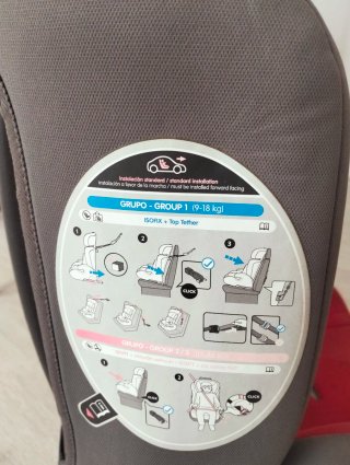 Silla Coche Isofix 9-36kg Vivitta