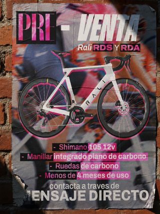 Bicicleta de Carretera de carbono Rali RDS