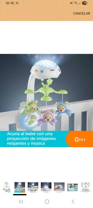 Móvil cuna Fisher-Price Ositos