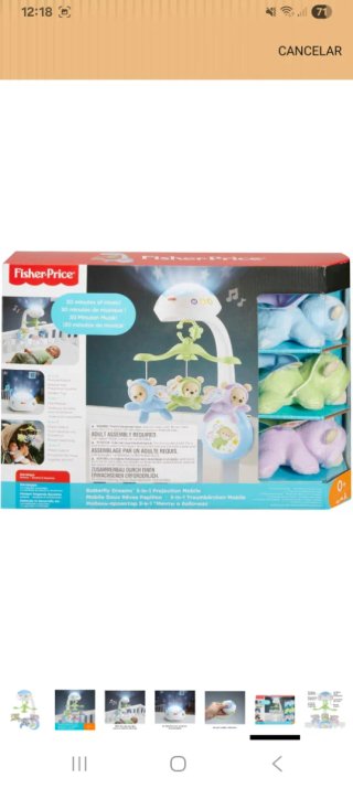 Móvil cuna Fisher-Price Ositos