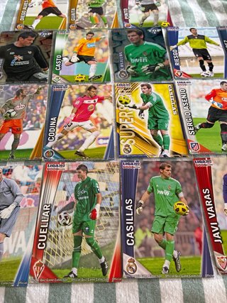 Lote cromos fútbol 2012 porteros