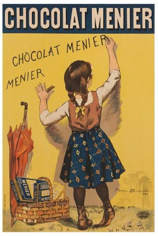 Antigua caja Menier Paris