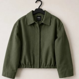 Chaqueta Zara Verde