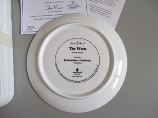 Piatto Uccelli. Porcellana Wedgwood Con scatola N7