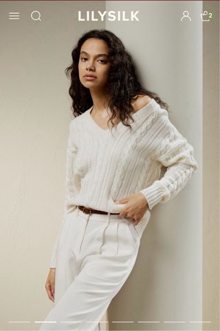 LILYSILK Jersey Lana y Cachemira Premium