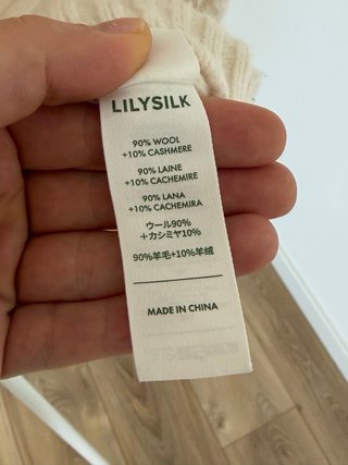 LILYSILK Jersey Lana y Cachemira Premium