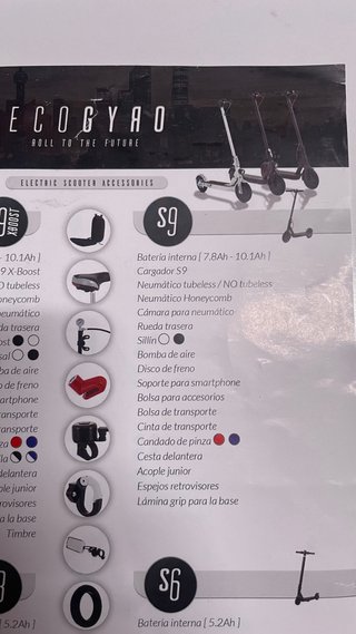 Patinete Eléctrico Ecogyro S9