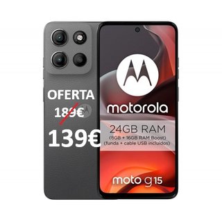 MOTOROLA MOTO G15 128GB ¡¡OFERTA!!