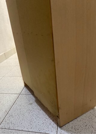 Estantería madera 4 baldas beige
