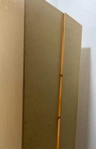 Estantería madera 4 baldas beige