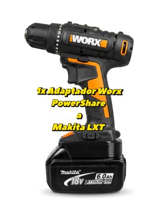 ㊗️1x Adaptador Worx PowerShare a Makita LXT㊗️