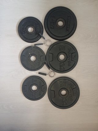 Pack discos pesas Domyos 1kg y 2kg