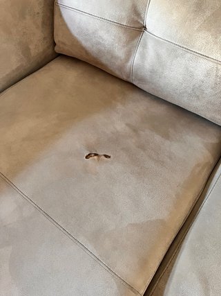 Sofá chaise longue gris tela 3 mètres /1.60