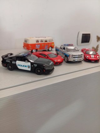 Set 5 Macchinine: Auto, Camper, Van
