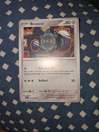 Carta Pokémon Bronzor 071/094
