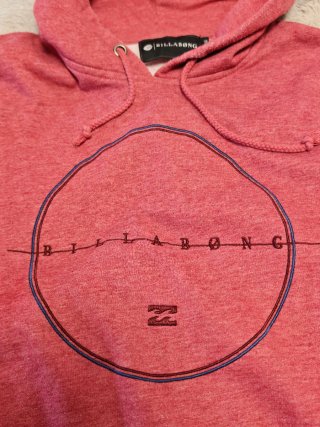 Sudadera con capucha Billabong roja
