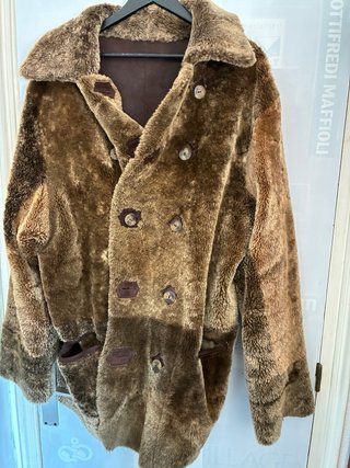 Abrigo Piel Cordero Vintage