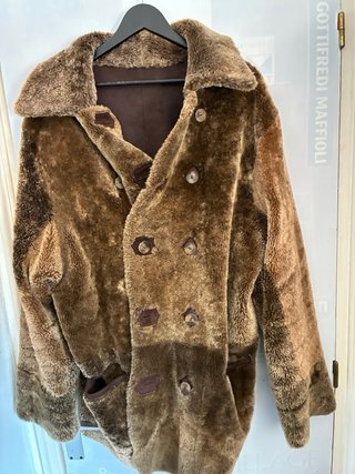 Abrigo Piel Cordero Vintage