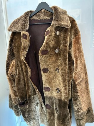 Abrigo Piel Cordero Vintage