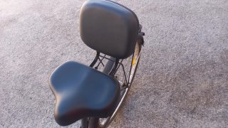Bicicleta de paseo negra