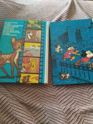 Libros juveniles walt Disney y Hanna barbera
