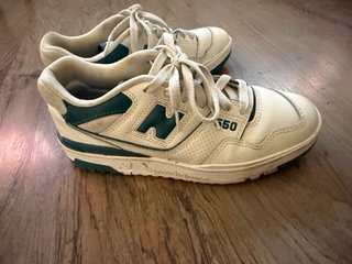 New Balance 550 Bambas Blancas y Verdes