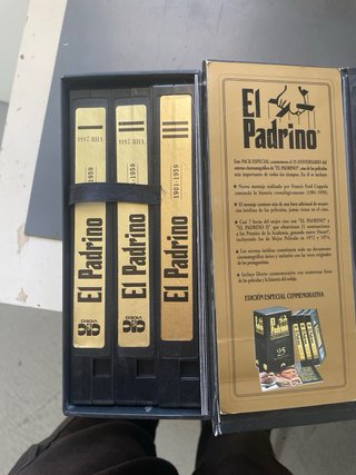 Pack VHS El Padrino Edición Especial Conmemorativa