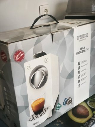 Cafetera Cremesso UNA Automatic  morada