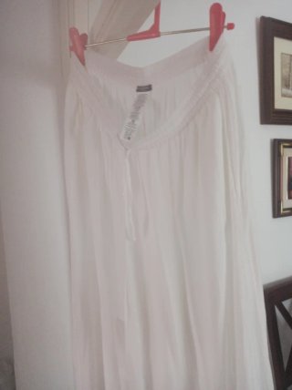 Pantalón playa Calzedonia blanco talla única