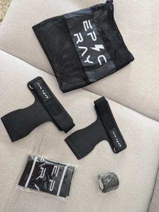 Juego Calleras CrossFit Negro + accesorios