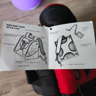 Mochila Athalon para patines infantil