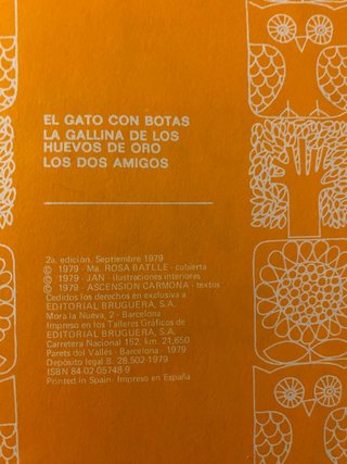 Lote de 3 cuentos + 2 de regalo, de 1975 a 1979.