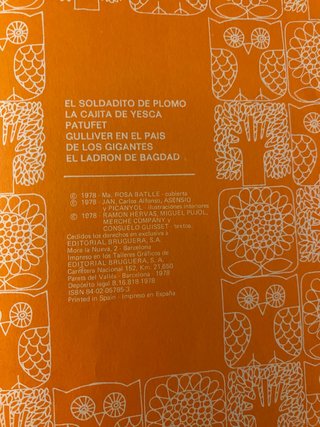 Lote de 3 cuentos + 2 de regalo, de 1975 a 1979.