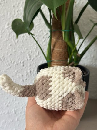 Gato hecho a mano crochet