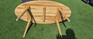 Mesa auxiliar ovalada MAISON DU MONDE