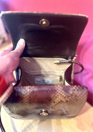 Bolso piel serpiente para eventos