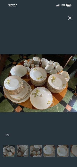 Vajilla Bidasoa Vintage Años 60 Porcelana