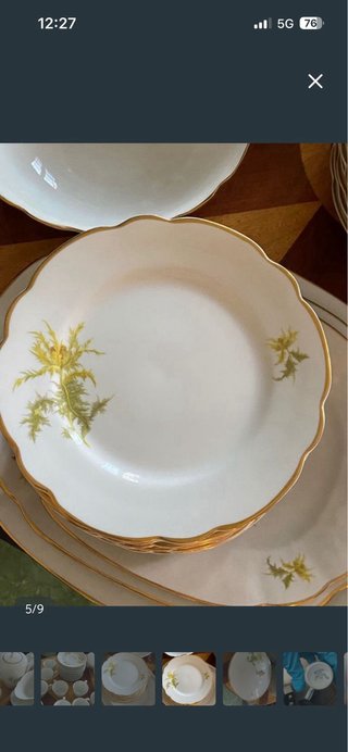 Vajilla Bidasoa Vintage Años 60 Porcelana