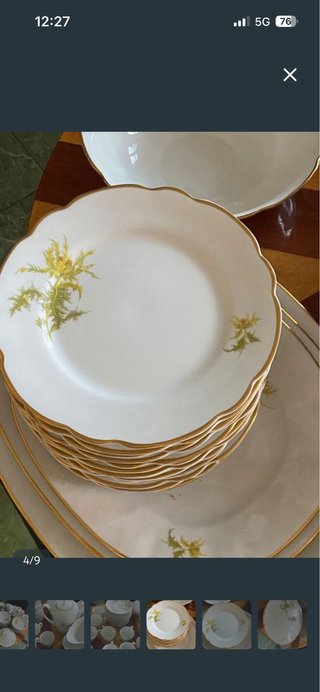 Vajilla Bidasoa Vintage Años 60 Porcelana