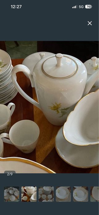 Vajilla Bidasoa Vintage Años 60 Porcelana