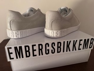 Zapatillas Bikkembergs Blancas Plateadas Talla 38