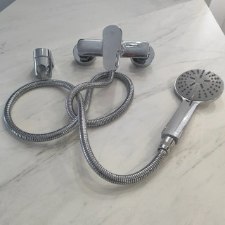 Grifo Ducha Monomando con Manguera y Teléfono