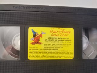 Lote 5 Películas VHS Disney (Español)