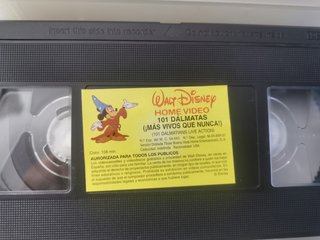 Lote 5 Películas VHS Disney (Español)