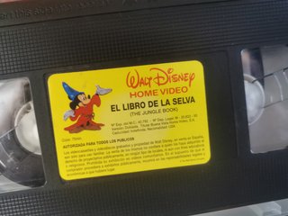 Lote 5 Películas VHS Disney (Español)