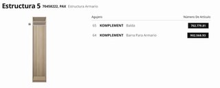 Armario vestidor Pax Ikea 4m URGE VENTA!