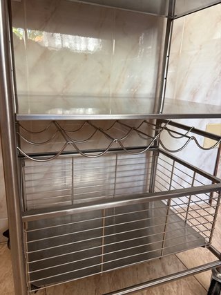 Carrito de cocina de acero inoxidable