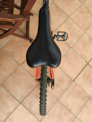 Bicicleta Freerider 24 Negra/Roja recien revisada