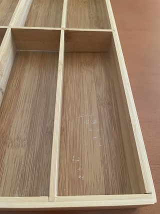Organizador de cubiertos de bambú